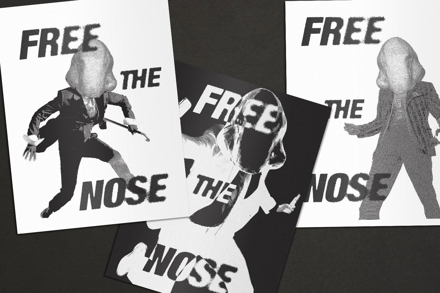 With such a popular Nose on the loose, it's no wonder people are creating guerilla flyers in its defense